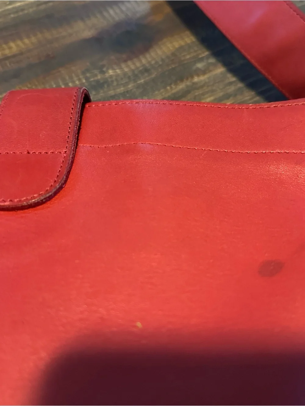 Vintage Coach Eldridge Hobo 4166 Red Leather Shoulder Bag 1997 USA
